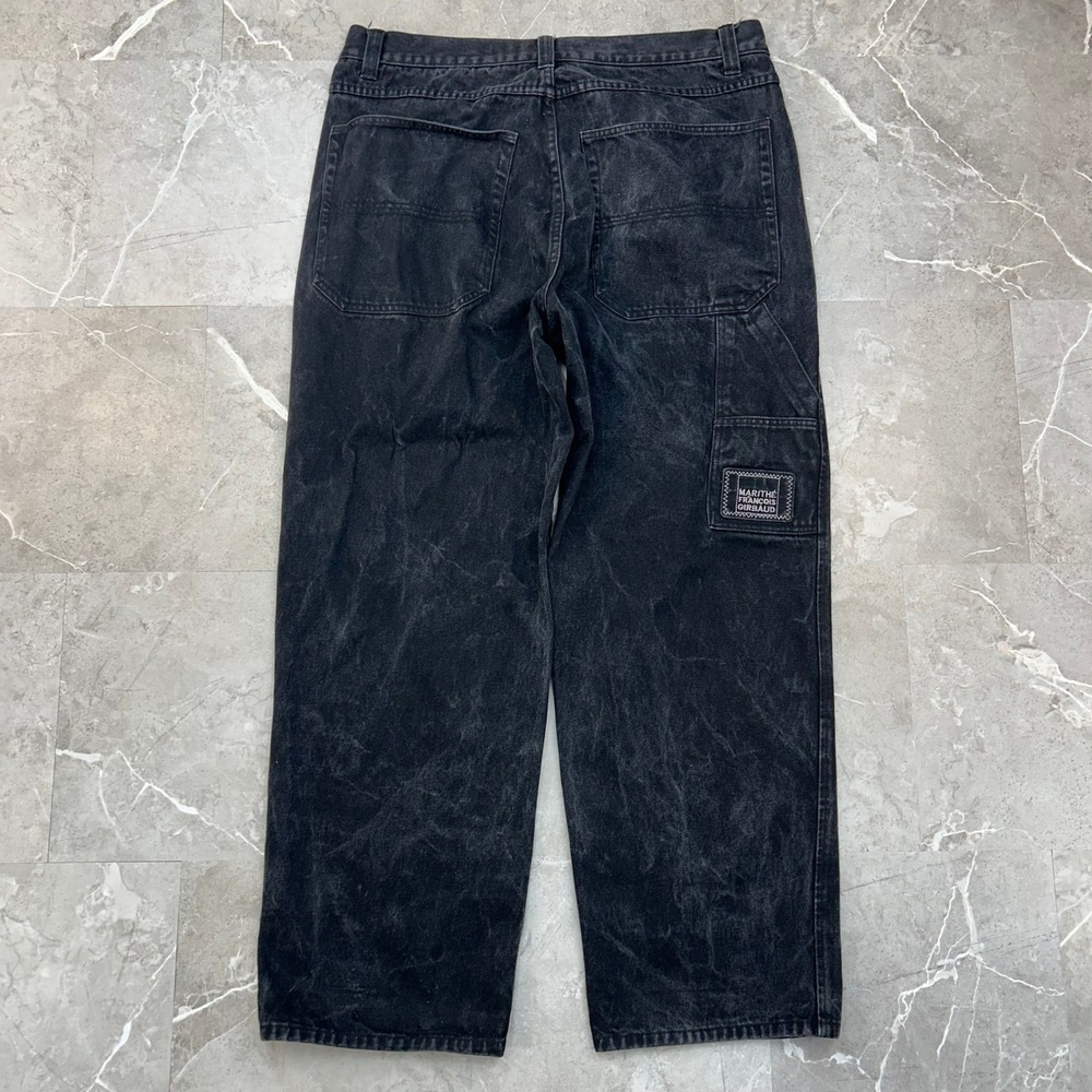 Vintage Marithe Francois Girbaud Jeans Men 40X32 * Baggy Faded Skate Rap Black